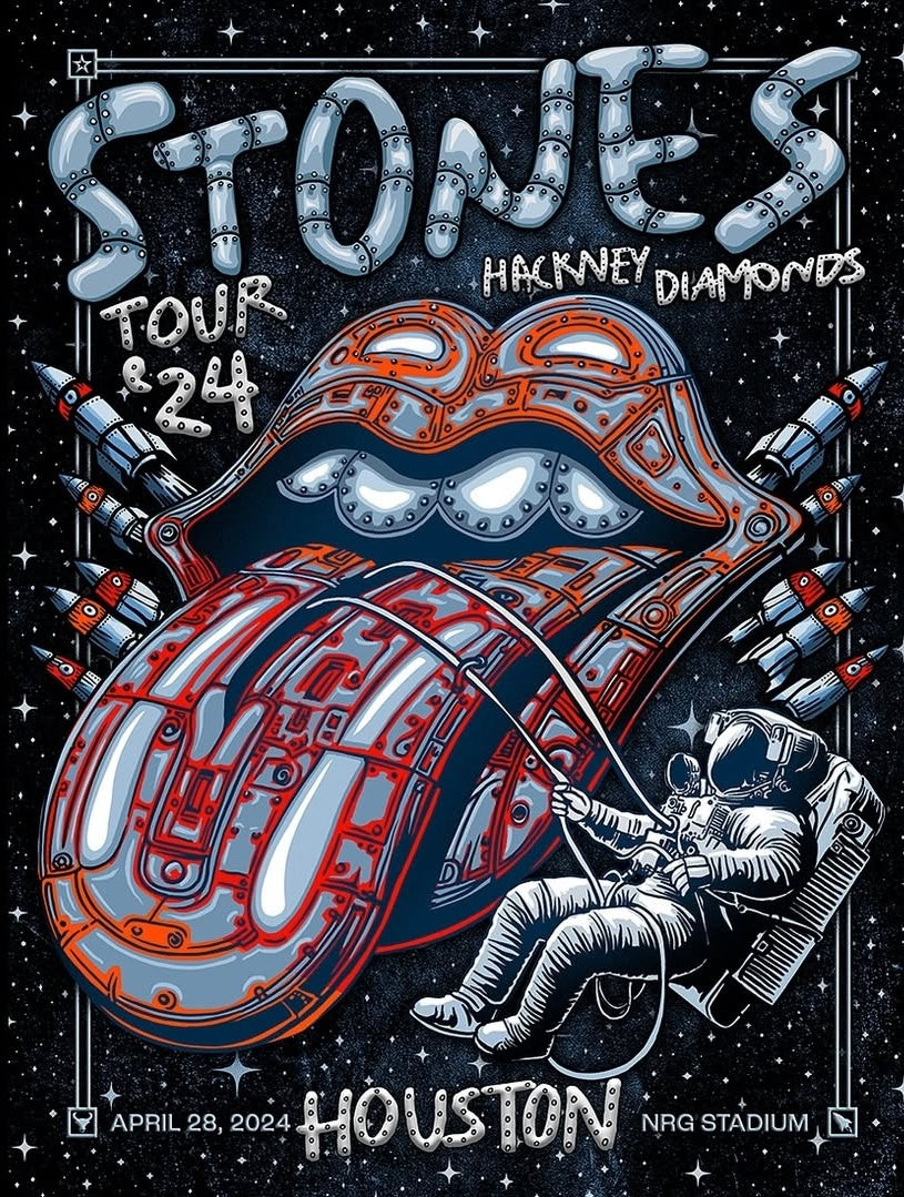 Houston, TX 2024 Lithograph